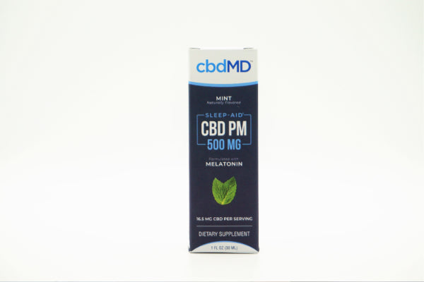 cbdMD CBD PM with Melatonin Mint Tincture