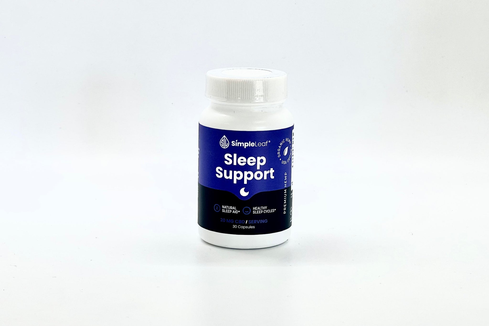 Simple Leaf Sleep Support Capsules (600mg, 30-day Supply)